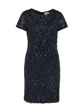 💙 Mendocino Beaded Fitted Dress in Navy 💙